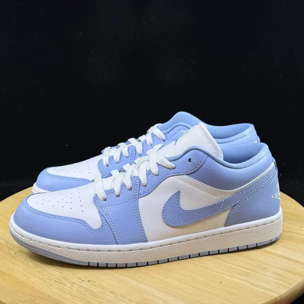 Nike Air Jordan 1 Low White Aluminum DC0774-142 Women's Size 11/ 9.5 M NEW